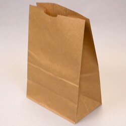 1/6 Barrel Natural Kraft Paper Groc